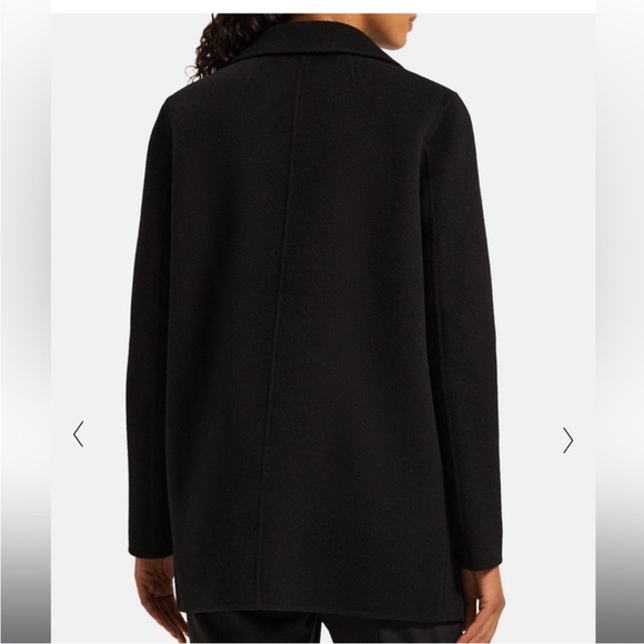 Theory Open Front Wool Cashmere Blend Coat - Picture 3 of 11